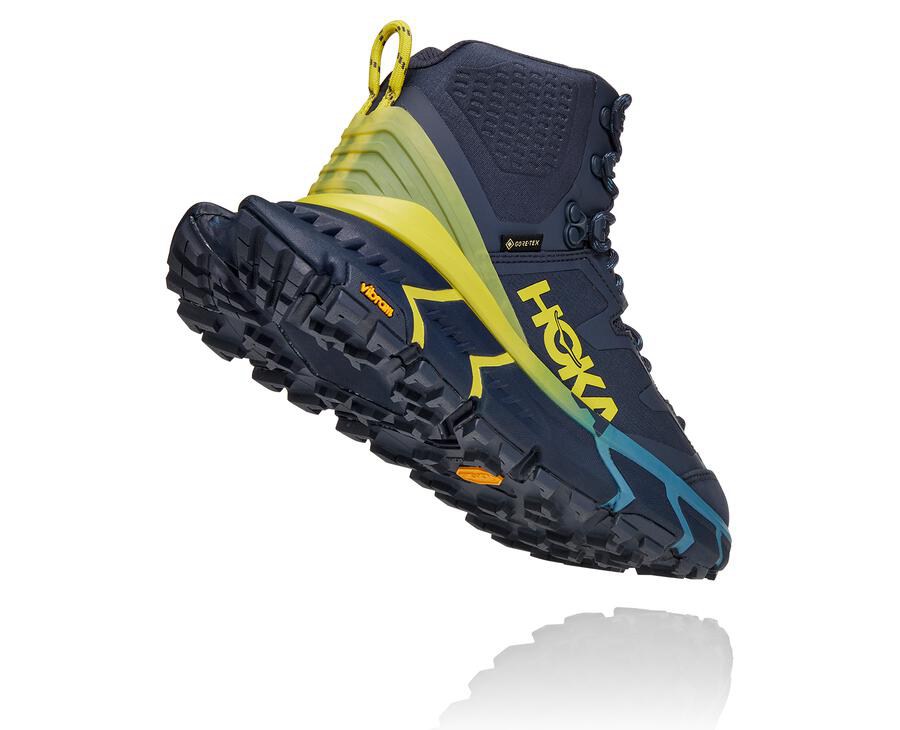 Hoka One One Tennine Hike Gore-Tex Vandringsskor Dam - Blå - CKLEQ-7196